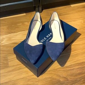 Cole Haan - Blue Cutout Flats